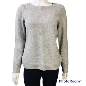 HEKLA & Co. Italian Made Marino Wool Cashmere Sweater Size LG